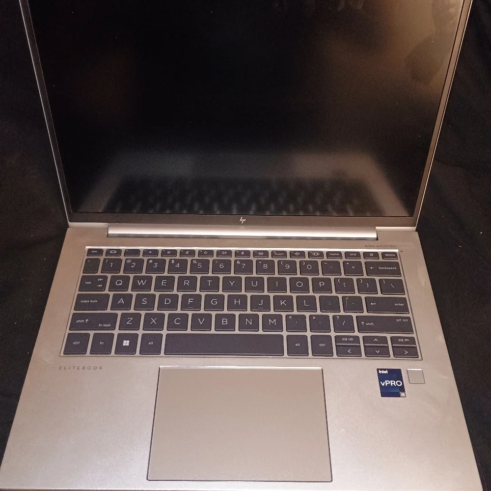 HP Silver Laptop with Sleek Design and Vibrant Display